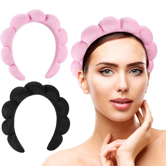 ZTOMINE SET OF 2 SKINCARE HEADBANDS - Picture 6 of 11